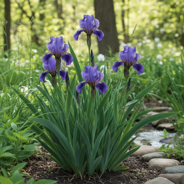 Фото Ирис сибирский Ruffled Plus (Iris sibirica 'Ruffled Plus')