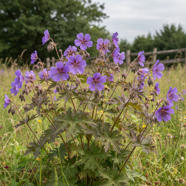 Фото Герань луговая Hocus Pocus (Geranium pratense Hocus Pocus)