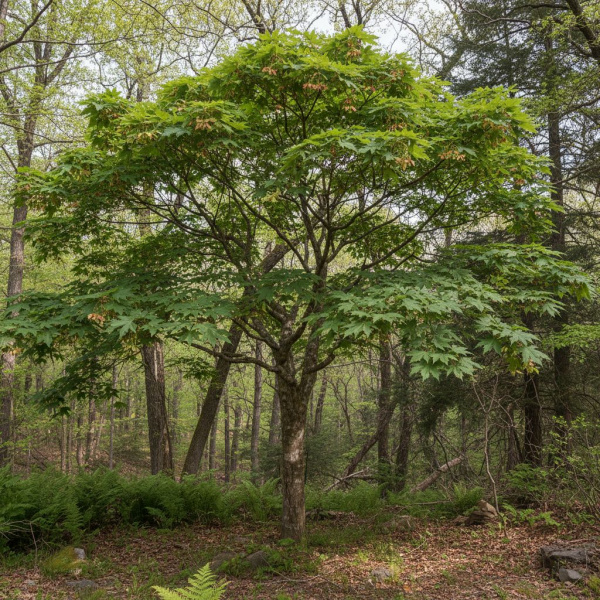 Фото Клен бородатый (уссурийский) (Acer barbinerve)