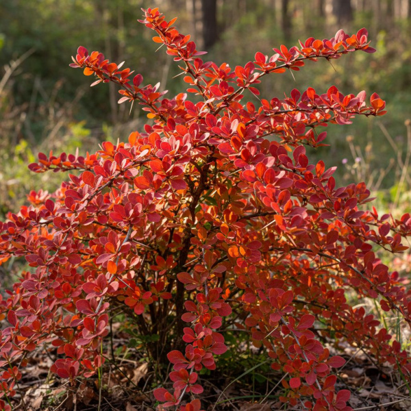 Фото Барбарис Тунберга Fire Ball (Berberis thunbergii 'Fire Ball')