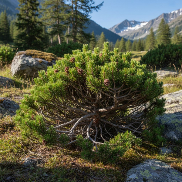 Фото Сосна горная Bubikopf (Pinus mugo Bubikopf)