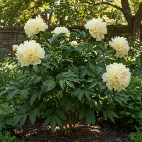 Фото Пион молочноцветковый Solange (Paeonia lactiflora 'Solange')