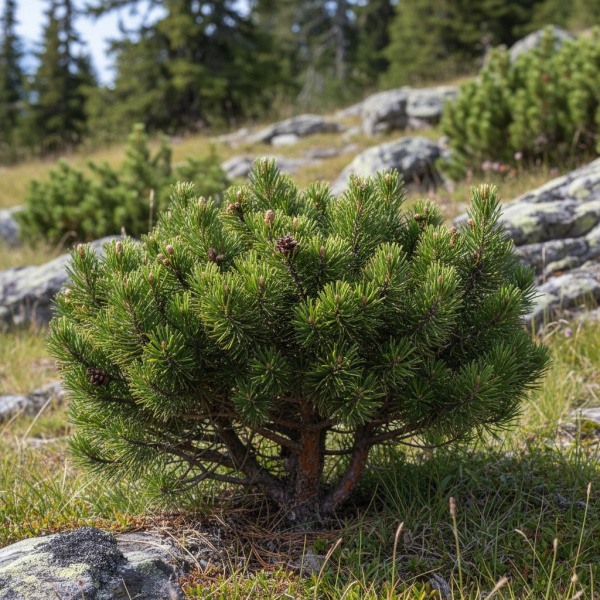 Фото Сосна горная Zwergkugel (Pinus mugo Zwergkugel)