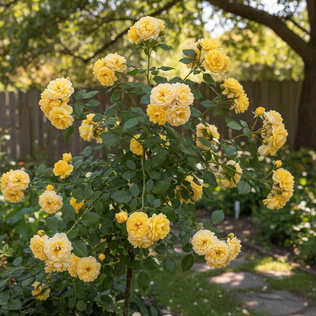 Фото Роза Yellow Babe (Спрей) (Rosa Yellow Babe Spray)