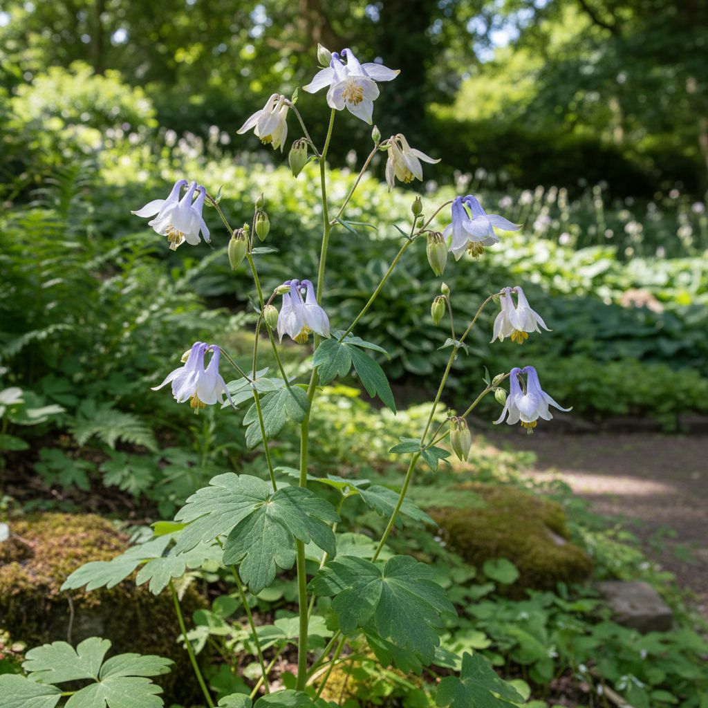 Фото Водосбор Blue&White (Aquilegia vulgaris Blue&White)