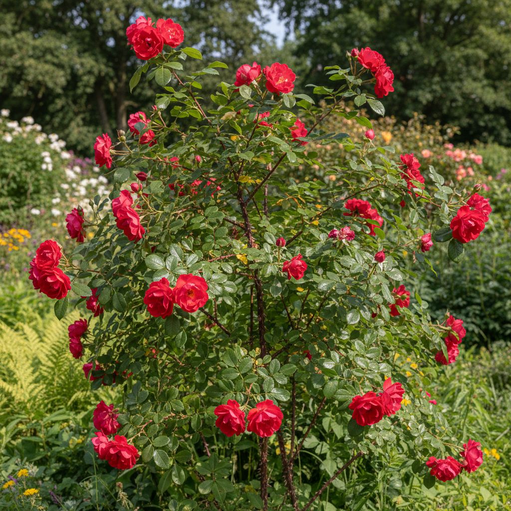 Фото Роза Heidefeuer (Почвопокровная) (Rosa Heidefeuer)