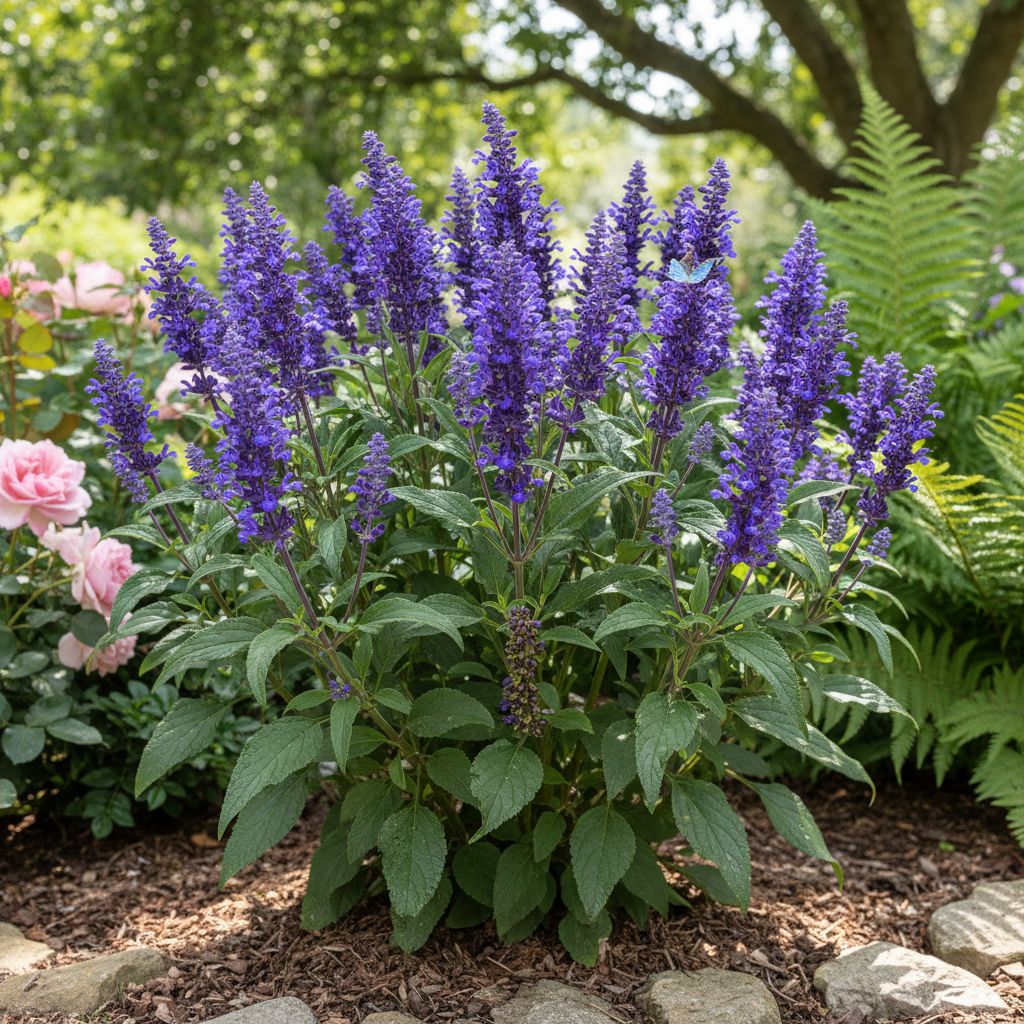 Фото Шалфей дубравный Salute Deep Blue (Salvia nemorosa Salute Deep Blue)