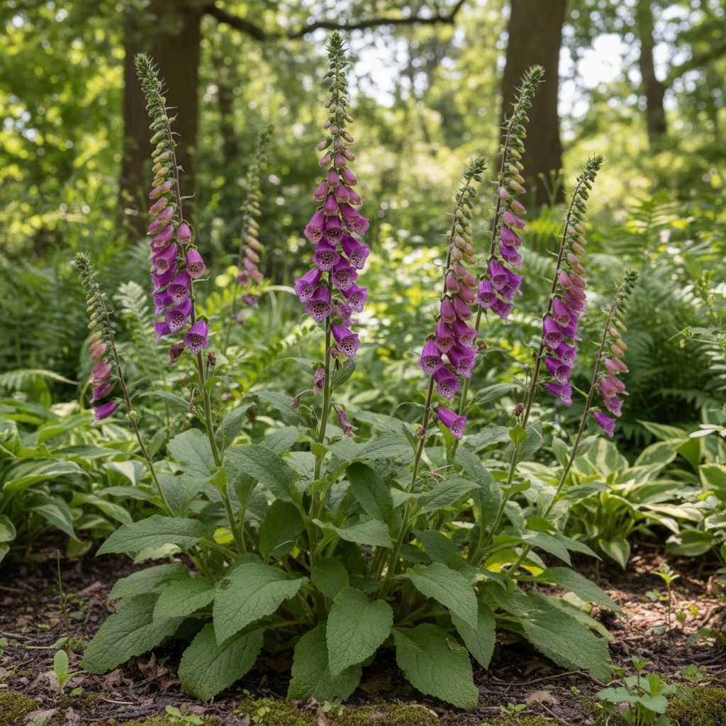 Фото Наперстянка пурпурная Dalmatian Purple (Digitalis purpurea 'Dalmatian Purple')