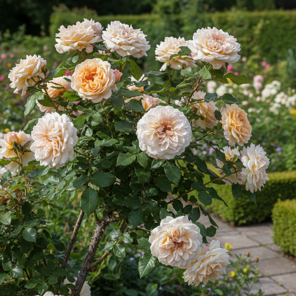 Фото Роза Sangerhause Jumbileumrose (Флорибунда) (Rosa Sangerhause Jumbileumrose)