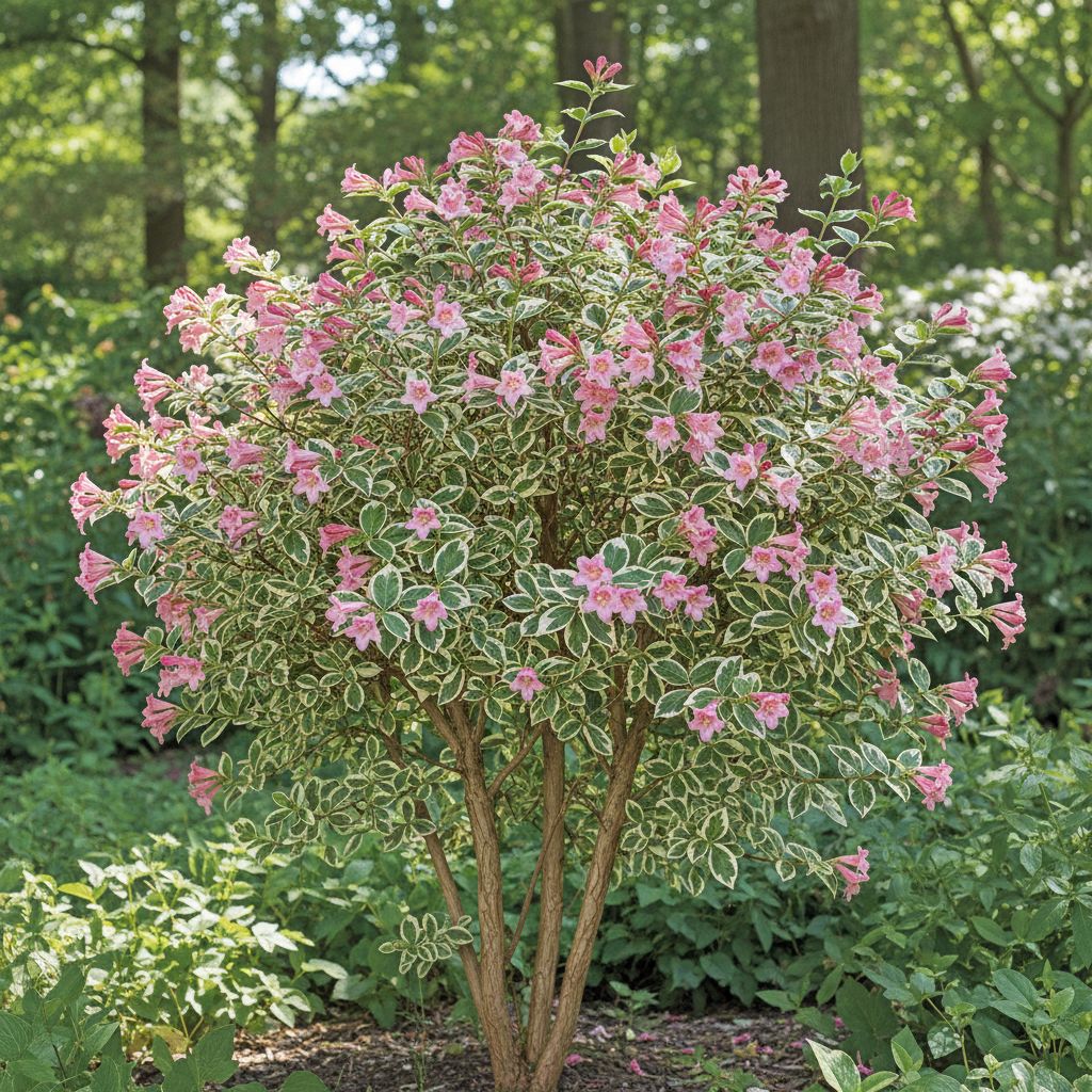 Фото Вейгела цветущая Variegata (Weigela florida 'Variegata')