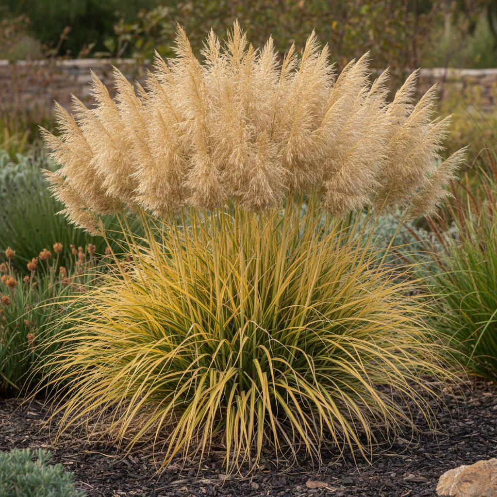 Фото Пампасская трава Golden Goblin (Cortaderia selloana Golden Goblin)