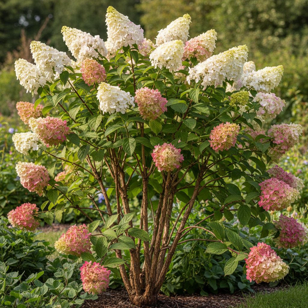 Фото Гортензия метельчатая Pinky Promise (Hydrangea paniculata Pinky Promise)