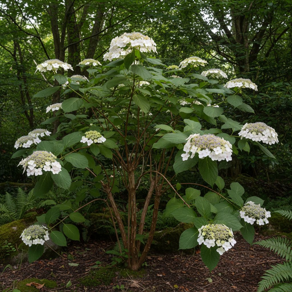 Фото Гортензия почвопокровная Moss (Hydrangea heteromalla 'Moss')