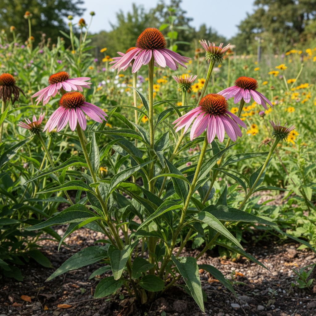 Фото Эхинацея пурпурная Bravado Rose (Echinacea purpurea Bravado Rose)