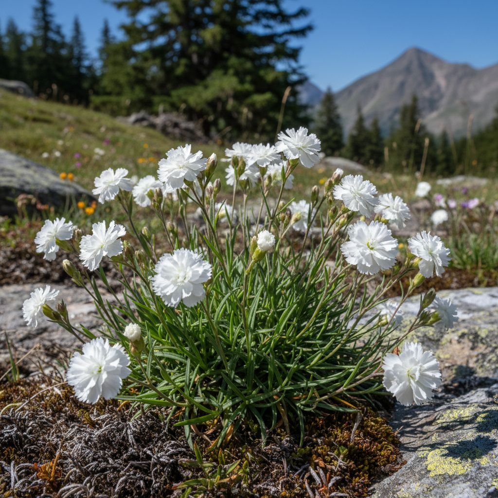 Фото Смолевка приальпийская Flora Plena (Silene alpestris 'Flora Plena')
