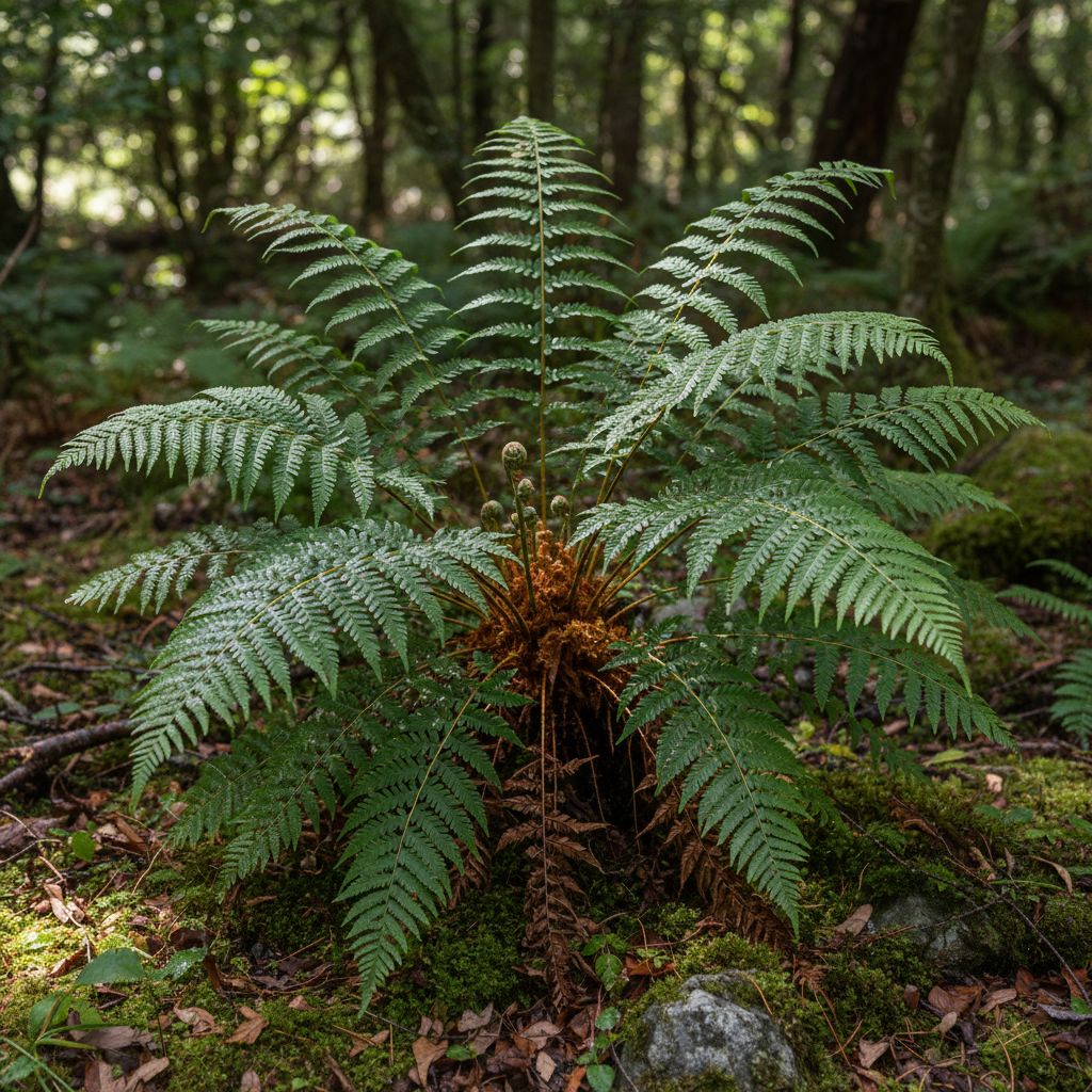 Фото Щитовник толстокорневищный (Dryopteris crassirhizoma)