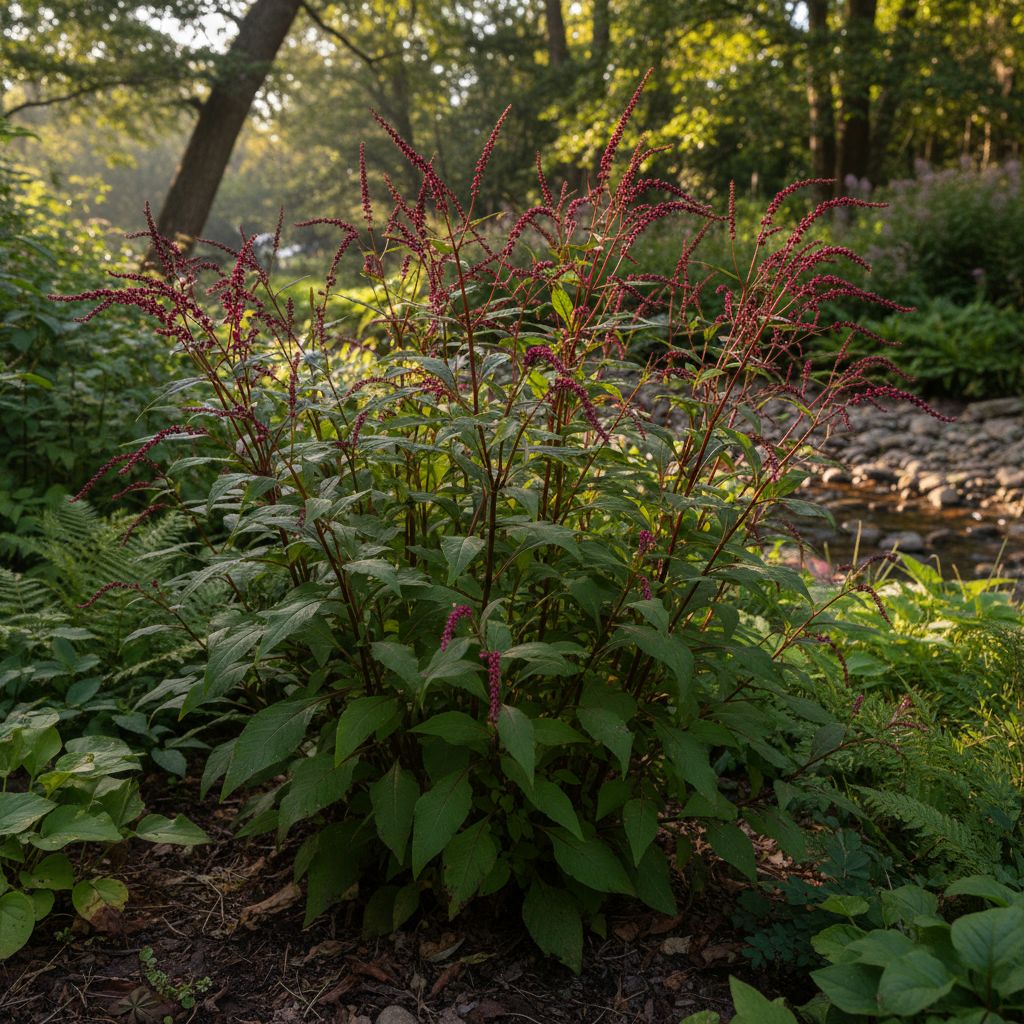 Фото Горец свечевидный Dark Red (Persicaria amplexicaulis 'Dark Red')