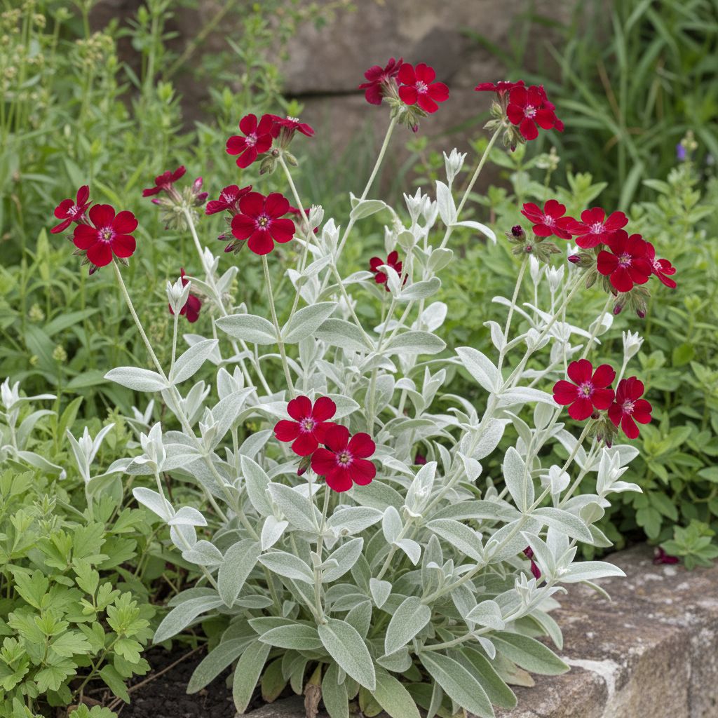 Фото Лихнис корончатый Atrosanguinea (Lychnis coronaria Atrosanguinea)