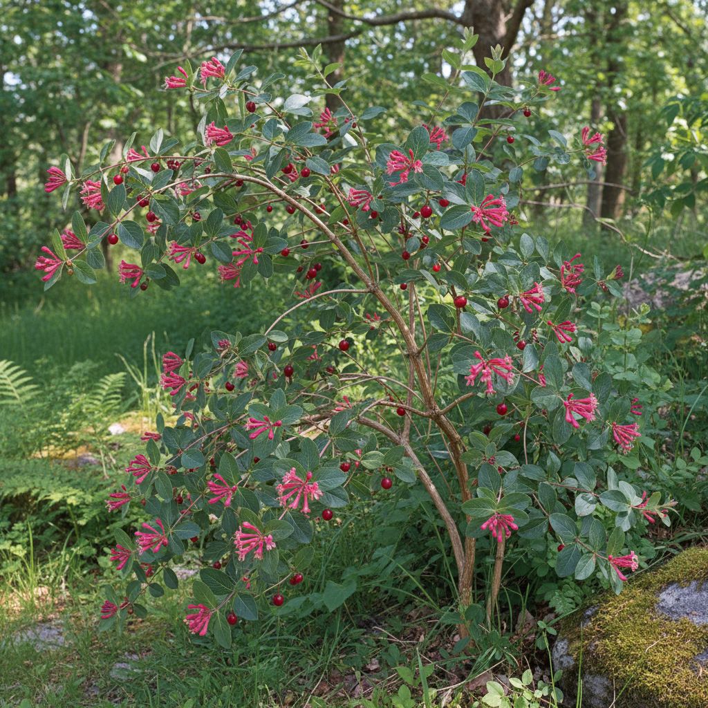 Фото Жимолость татарская Zabella (Lonicera tatarica Zabella)