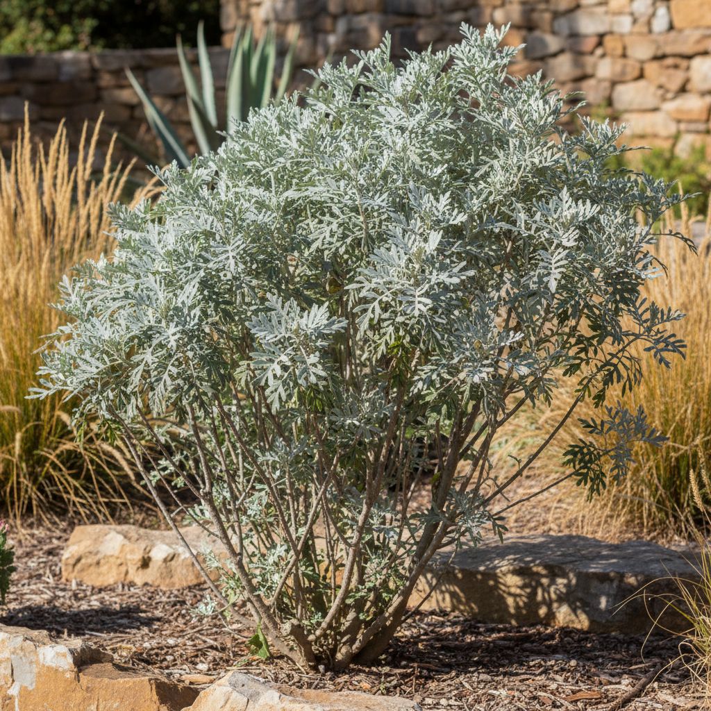 Фото Полынь древовидная Powis (Artemisia arborescens 'Powis Castle')