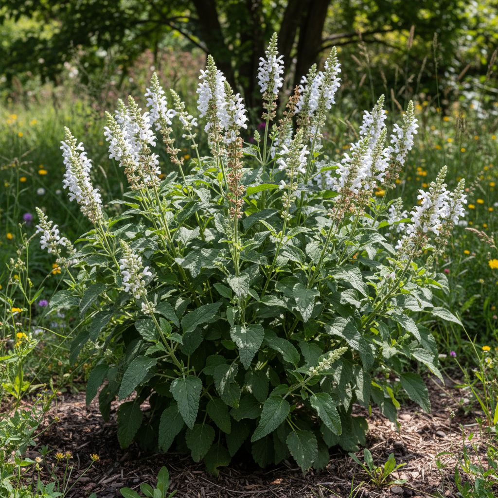 Фото Шалфей дубравный Merleau White (Salvia nemorosa 'Merleau White')
