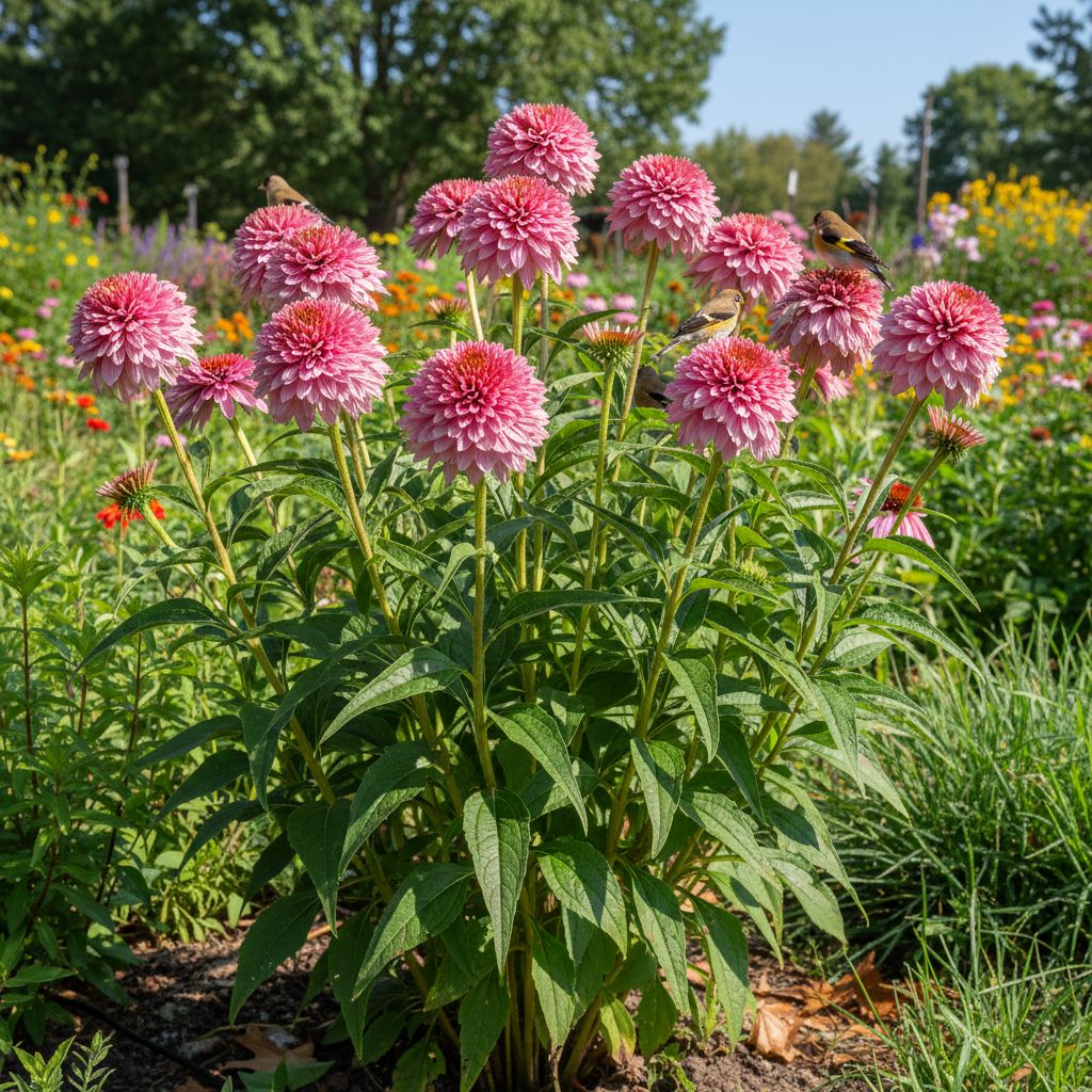 Фото Эхинацея пурпурная Pink Double Delight (Echinacea purpurea Pink Double Delight)