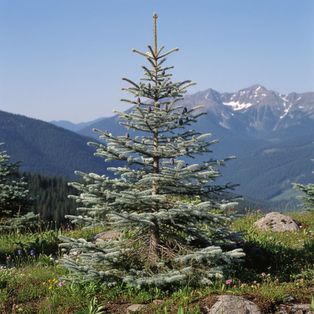 Фото Пихта субальпийская Argenta (Abies lasiocarpa 'Argentea')