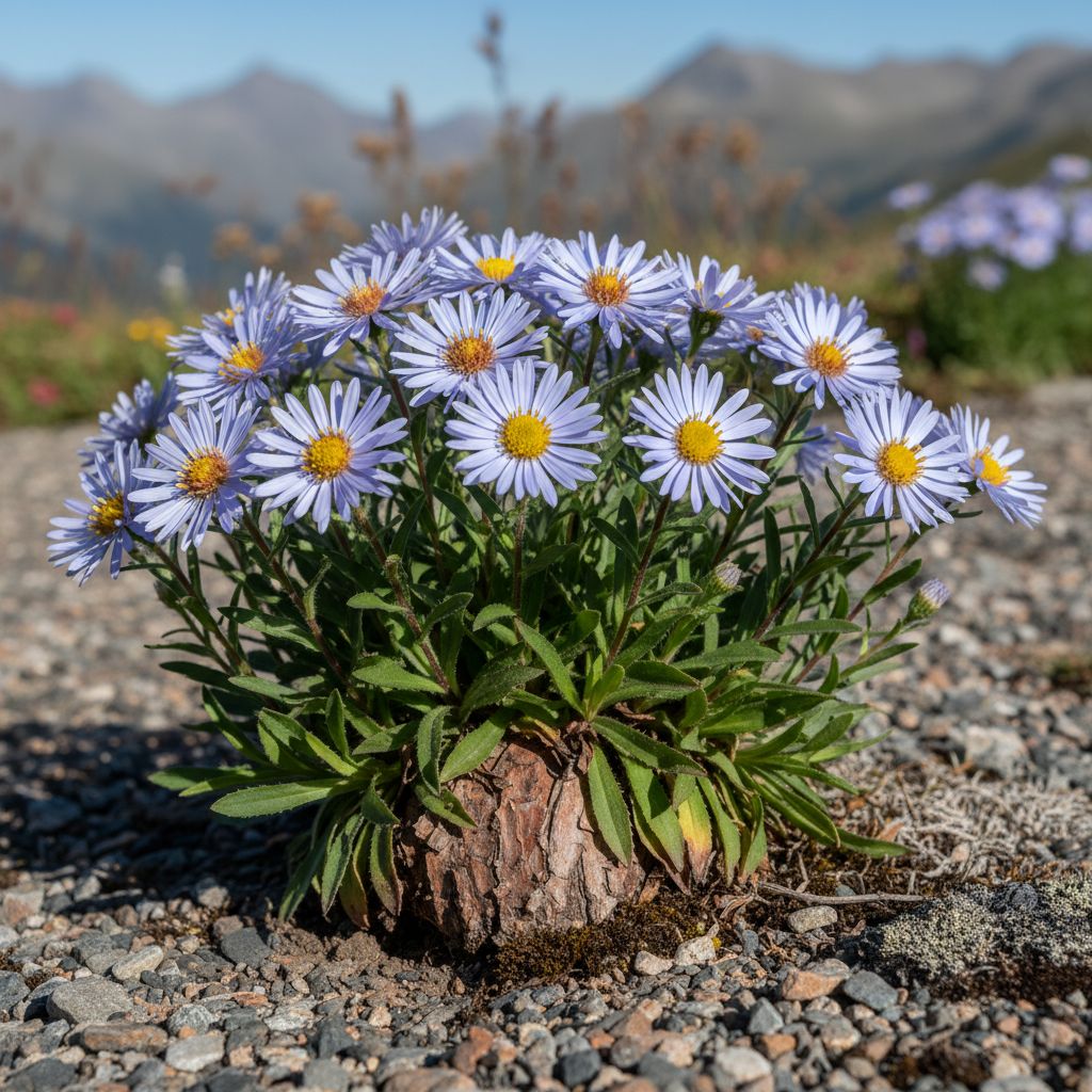 Фото Астра альпийская Beauty Blue (Aster alpinus 'Beauty Blue')