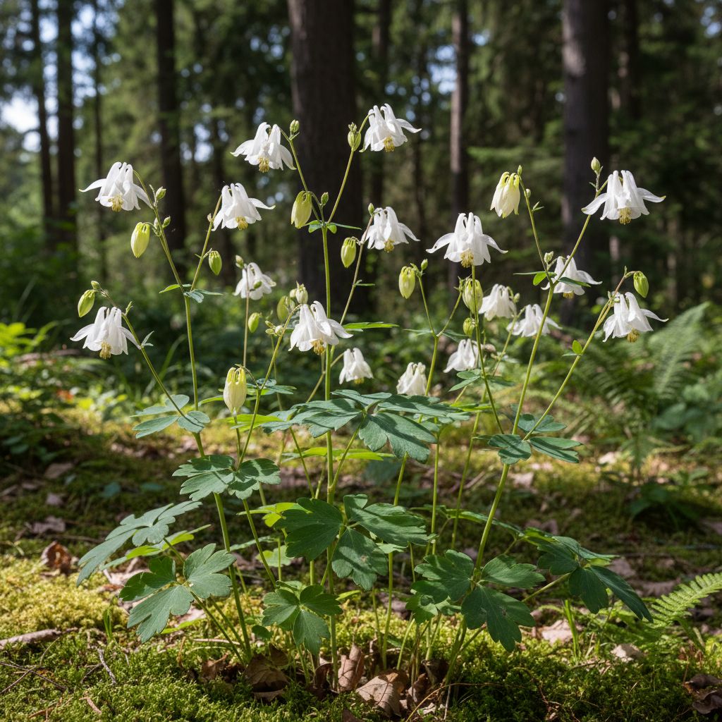Фото Водосбор Spring Magic White (Aquilegia vulgaris 'Spring Magic White')