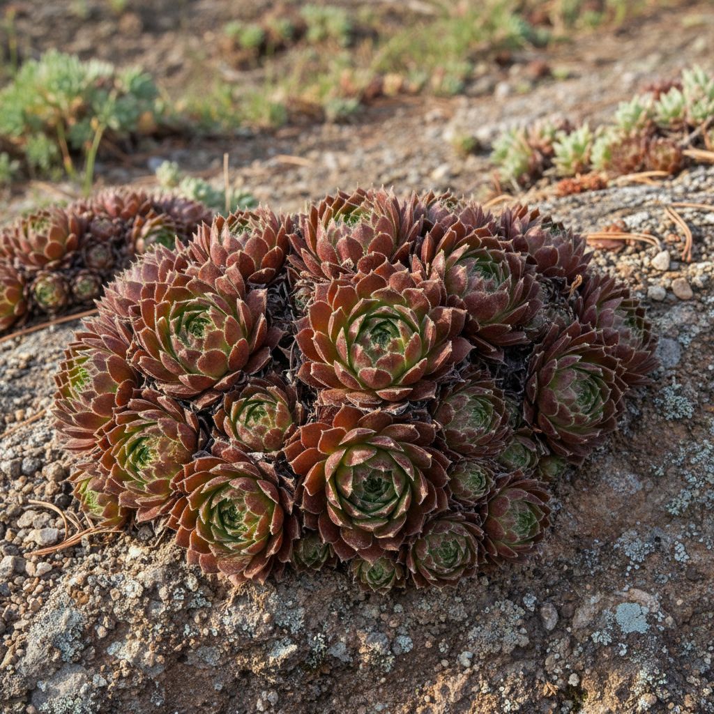 Фото Молодило мраморное Brunneifolium (Sempervivum marmoreum 'Brunneifolium')