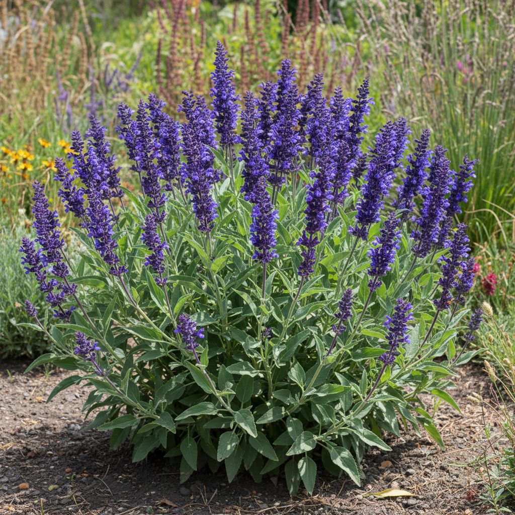 Фото Шалфей пышный Merleau Blue Compact (Salvia x sylvestris 'Merleau Blue Compact')