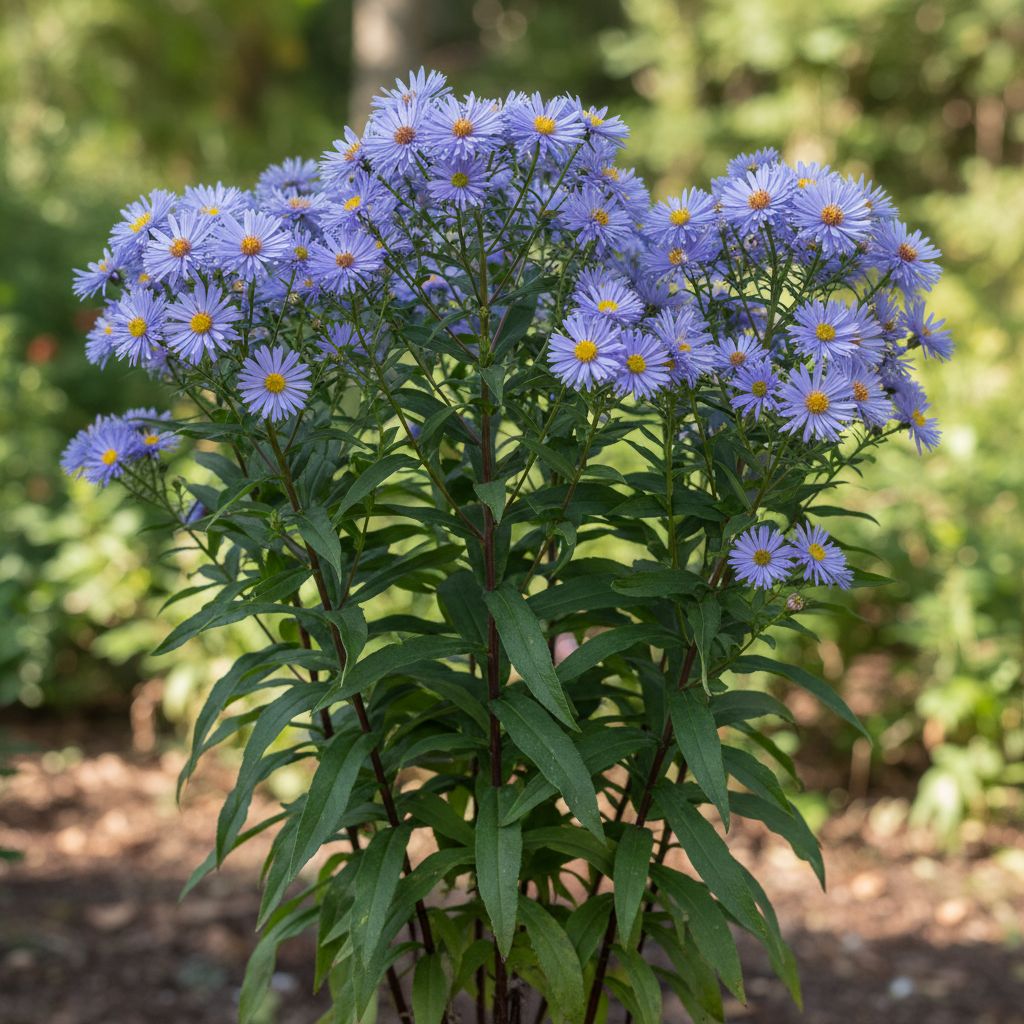 Фото Астра новобельгийская Henry Blue (Symphyotrichum novi-belgii 'Henry Blue')