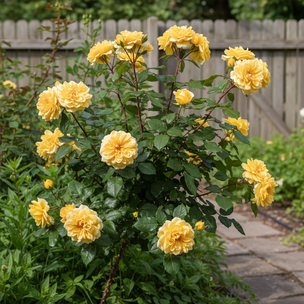 Фото Роза Yellow Meilove (Флорибунда) (Rosa Yellow Meilove)