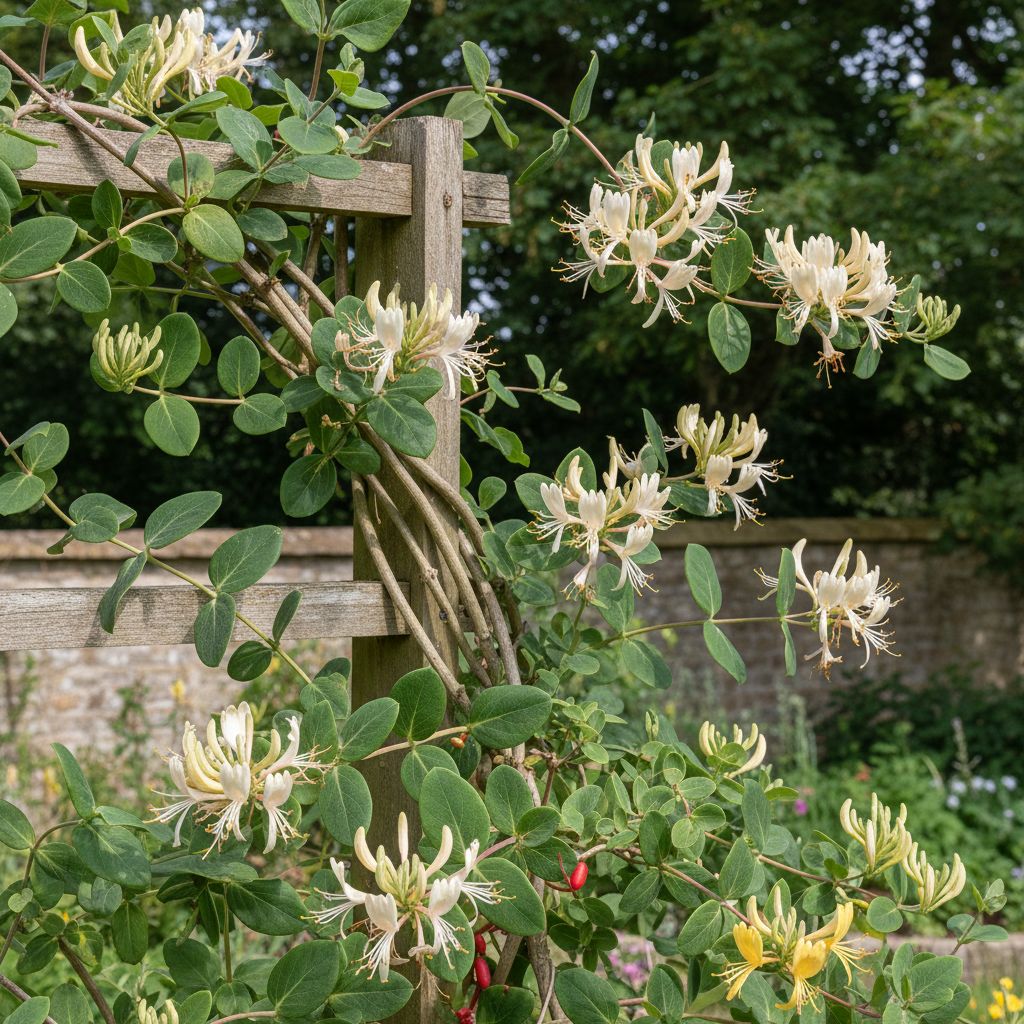 Фото Жимолость вьющаяся Graham Thomas (Lonicera periclymenum Graham Thomas)