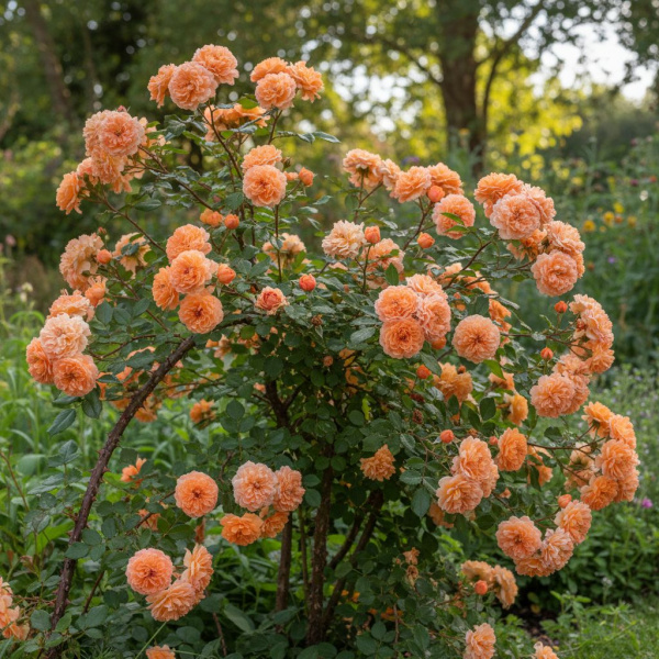 Фото Роза Orange Fairy (Флорибунда) (Rosa Orange Fairy)