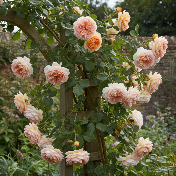 Фото Роза Apricot Sky  (Плетистая) (Rosa Apricot Sky Cl.)
