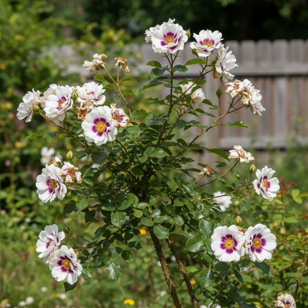 Фото Роза Eyes for Me (Флорибунда) (Rosa 'Eyes for Me' Floribunda)