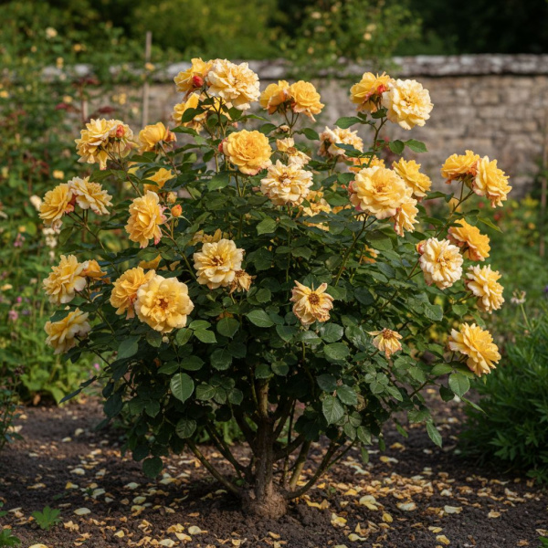 Фото Роза Sun City (Флорибунда) (Rosa 'Sun City' Floribunda)