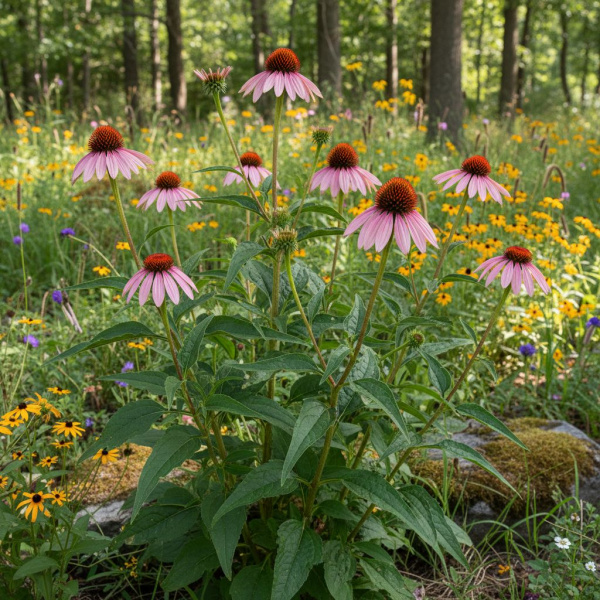 Фото Эхинацея пурпурная Flamingo (Echinacea purpurea Flamingo)
