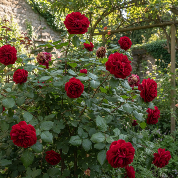 Фото Роза Red Eden Rose (Чайно-гибридная) (Rosa 'Red Eden')