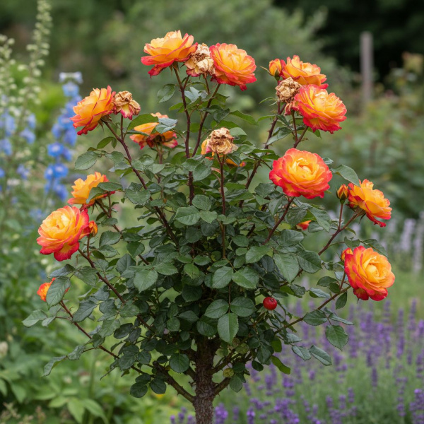 Фото Роза Rumba (Флорибунда/бордюрная ) (Rosa Rumba)