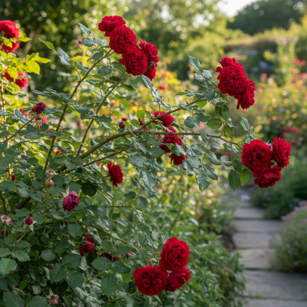 Фото Роза Red Piano (Чайно-гибридная) (Rosa 'Red Piano')