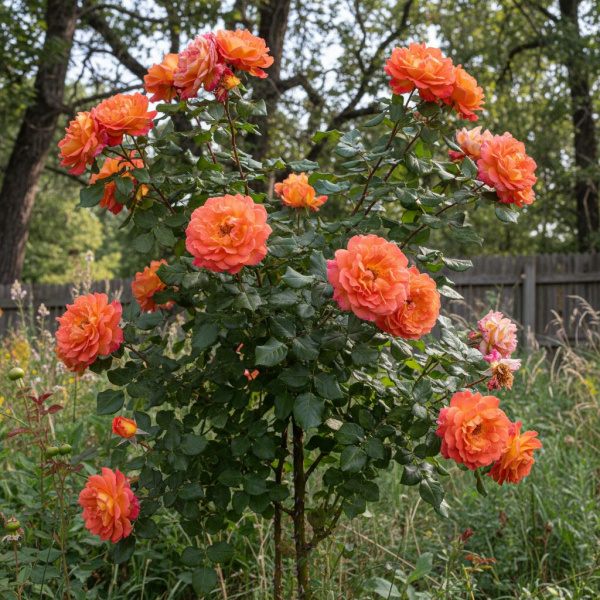 Фото Роза Tropicana (Чайно-гибридная) (Rosa Tropicana)