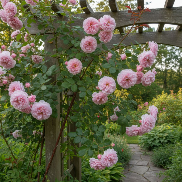 Фото Роза Francois Juranville (Плетистая) (Rosa Francois Juranville)
