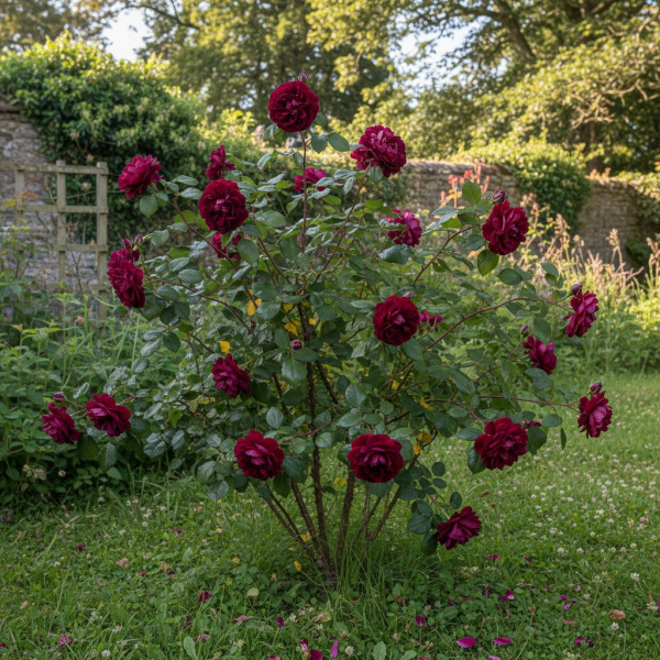 Фото Роза The Prince (Английская) (Rosa 'The Prince')
