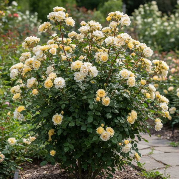 Фото Роза Popcorn Drift (Почвопокровная) (Rosa Popcorn Drift)