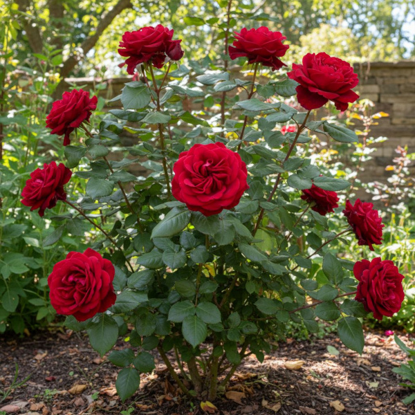 Фото Роза Grand Gala (Чайно-гибридная) (Rosa Grand Gala)
