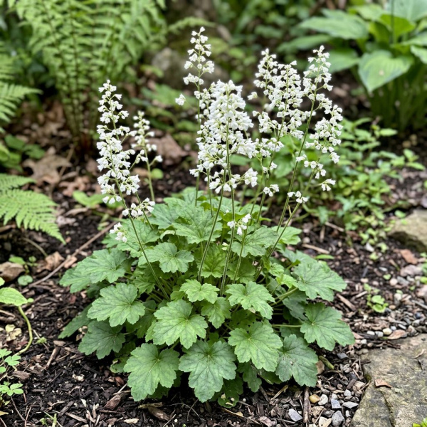 Фото Гейхера кроваво-красная Alba (Heuchera sanguinea Alba)