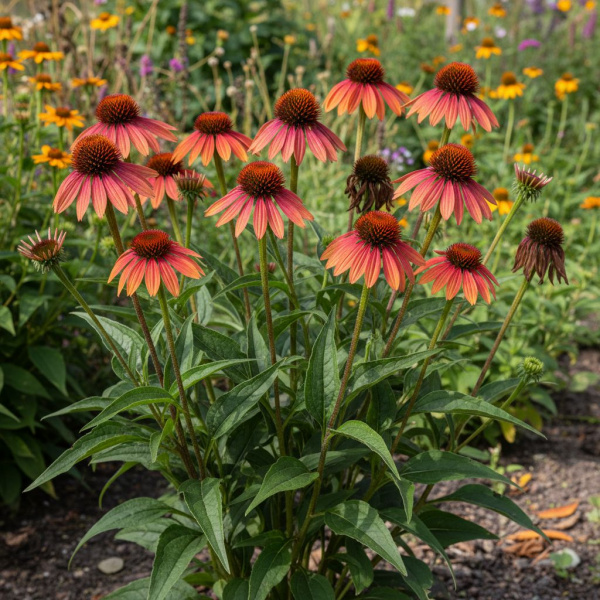Фото Эхинацея пурпурная Hot Lava (Echinacea purpurea Hot Lava)
