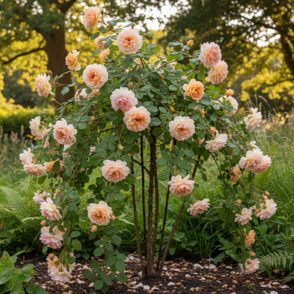 Фото Роза Strawberry Hill (Английская) (Rosa 'Strawberry Hill')